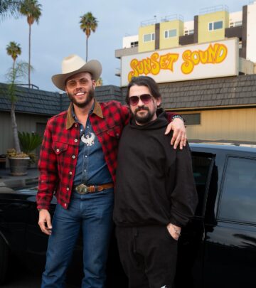 Tunes and birthday wishes bond as Crockett honors his dear friend Shooter Jennings today!!