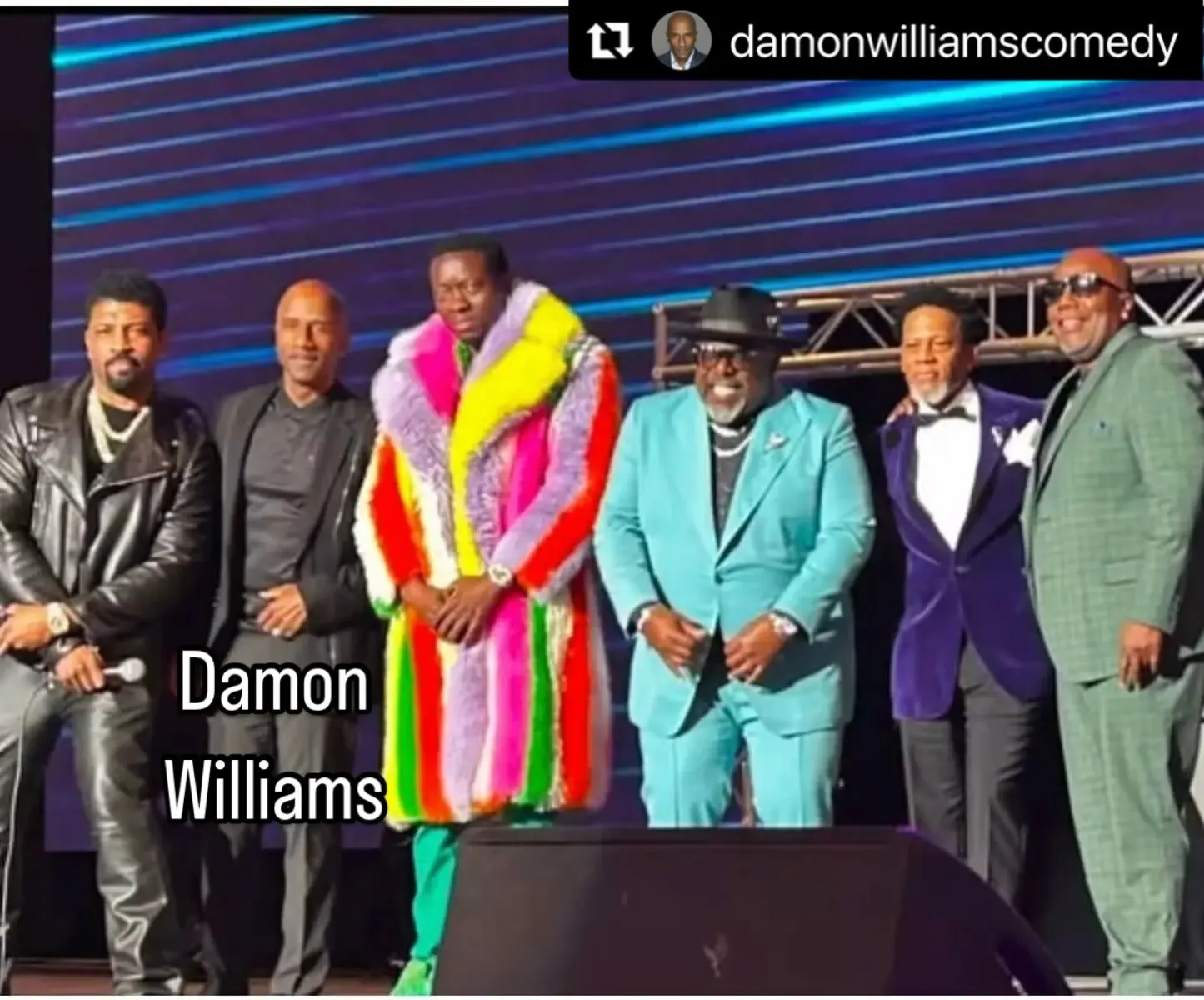 Damon Williams Comedy Praised By OG Comedians Celebrated for wit and class, Damon Williams Comedy earns kudos from veteran comic pros!!!