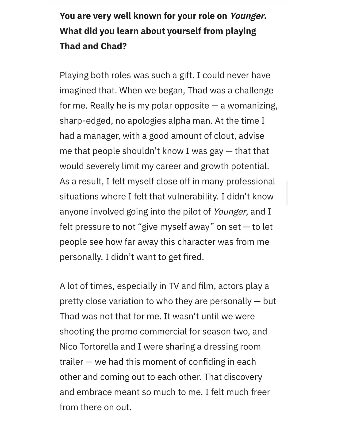 Dan Amboyer’s Deep Dive With GLAAD Sparks Reflective Journey