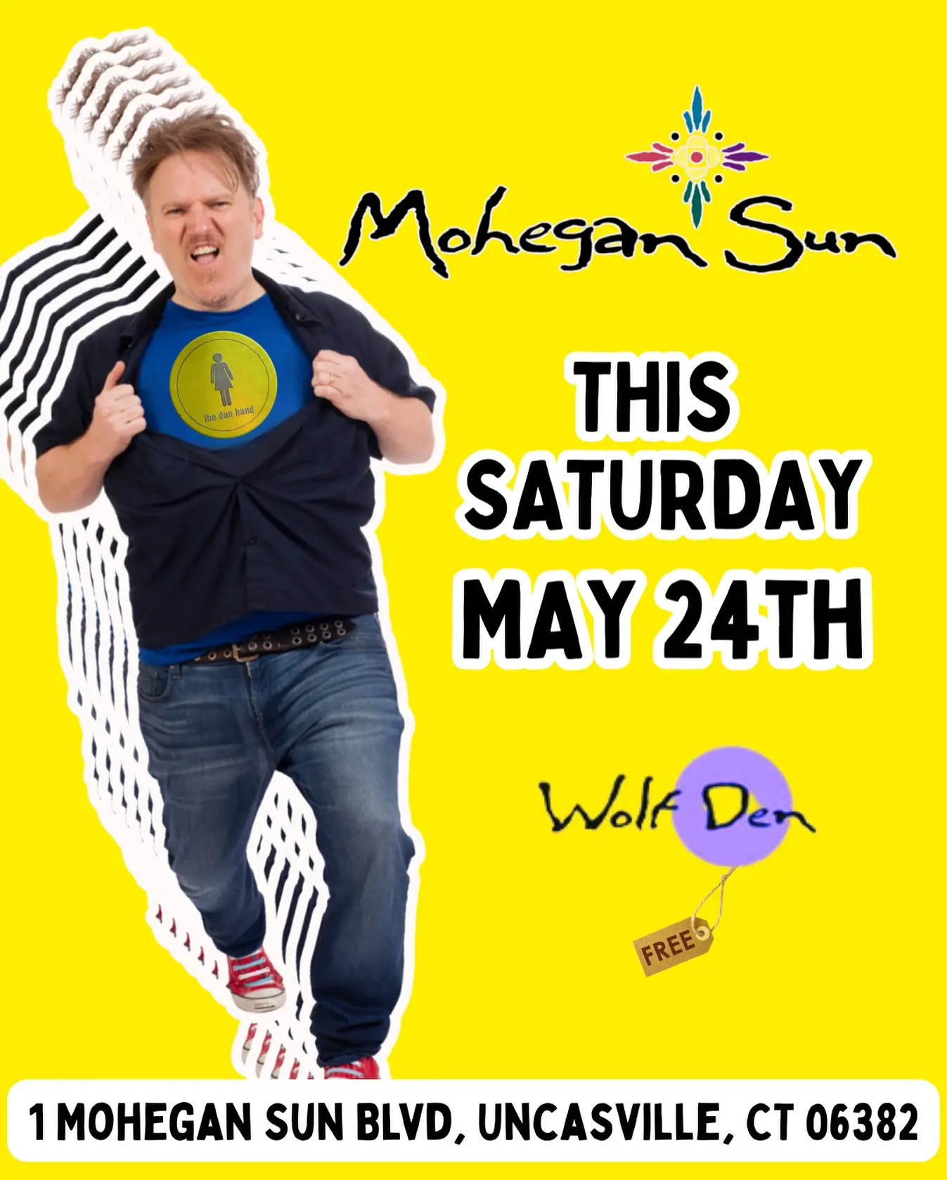 Dan Finnerty Lights Up Mohegan Sun at Wolf Den Experience live performance this Saturday as the renowned band leader energizes the casino.