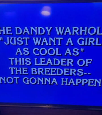 Dandy Warhols Fan Alert on Jeopardy