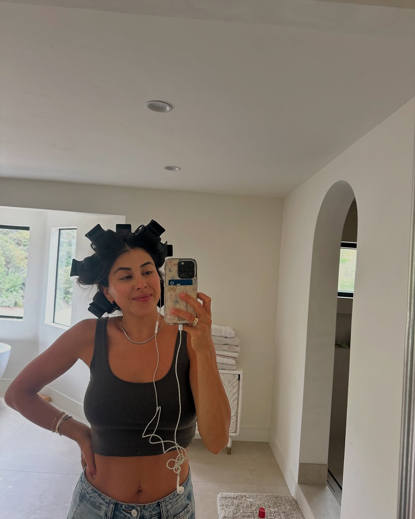 Renowned actress and influencer shakes social media with a playful, confident persona vibe.