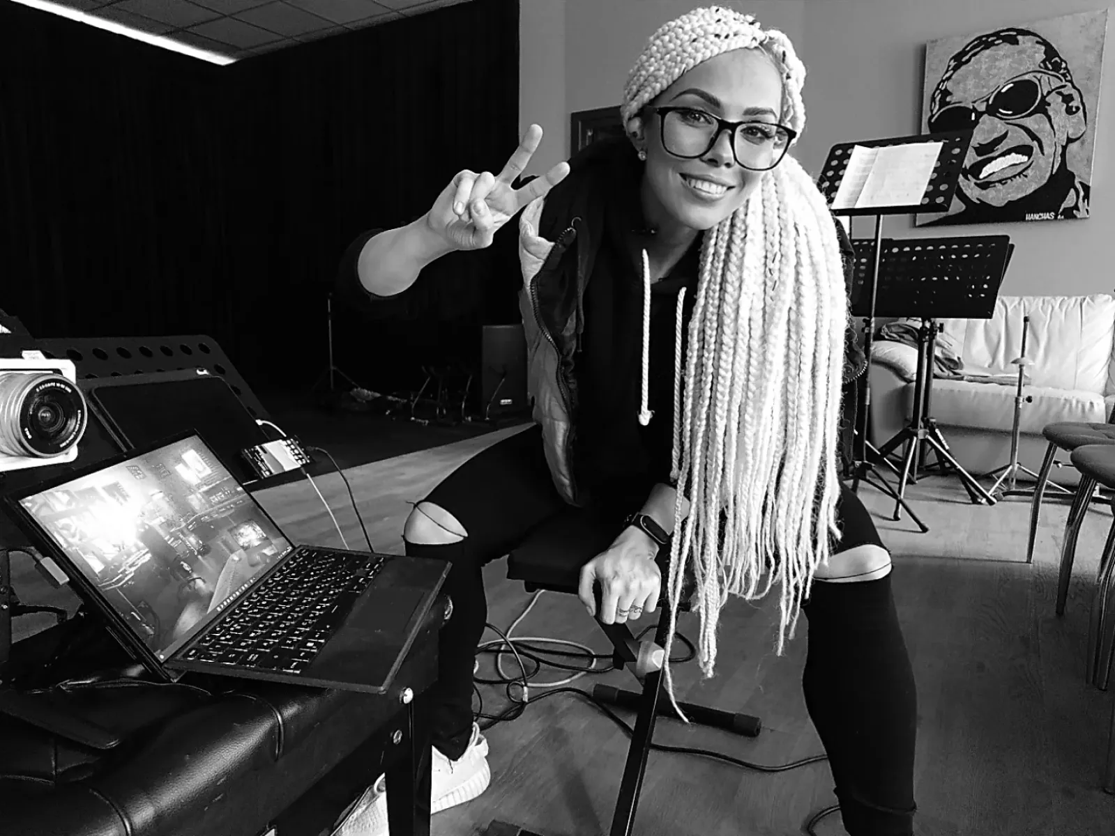 Darisha Quinones: Rehearsals, Filming And Music Magic Behind the scenes, creative energy ignites with smiles, laughter, and artistic joy right.