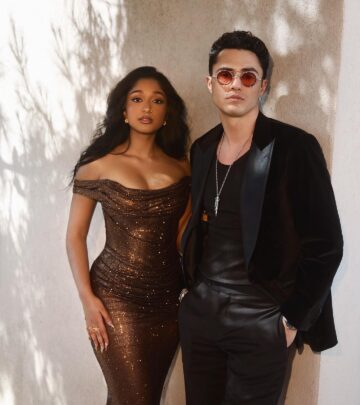 Darren Barnet reveals a unique bond in a striking Instagram post capturing genuine camaraderie and style.