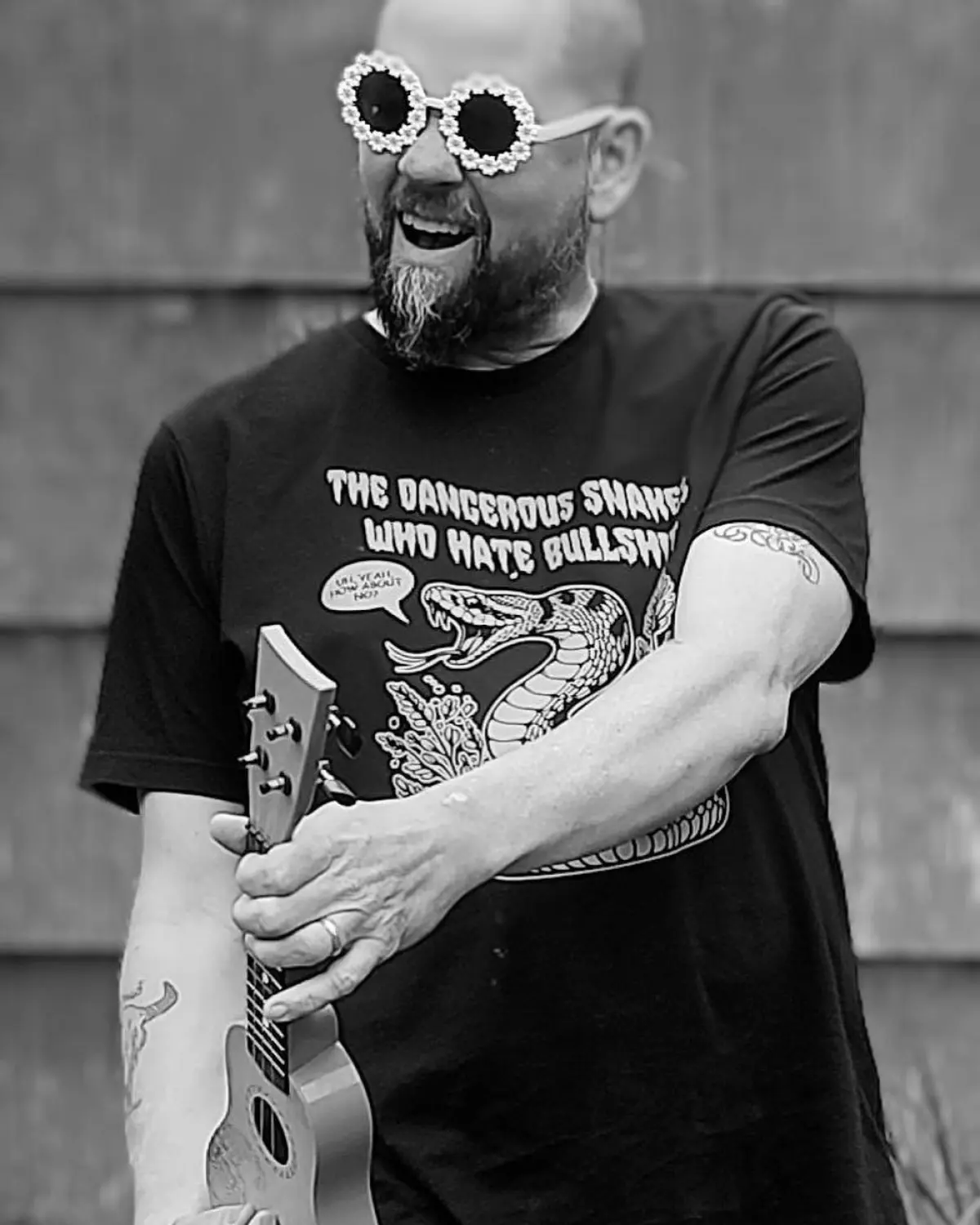 Dave Hill Launches Dangerous Snakes Gang Merch Comedian and musician unveils apparel, inviting followers to join the anti-bullsh*t squad.