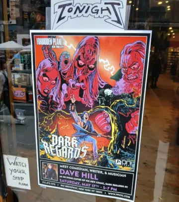 Dave Hill Signs New Book Dark Regards