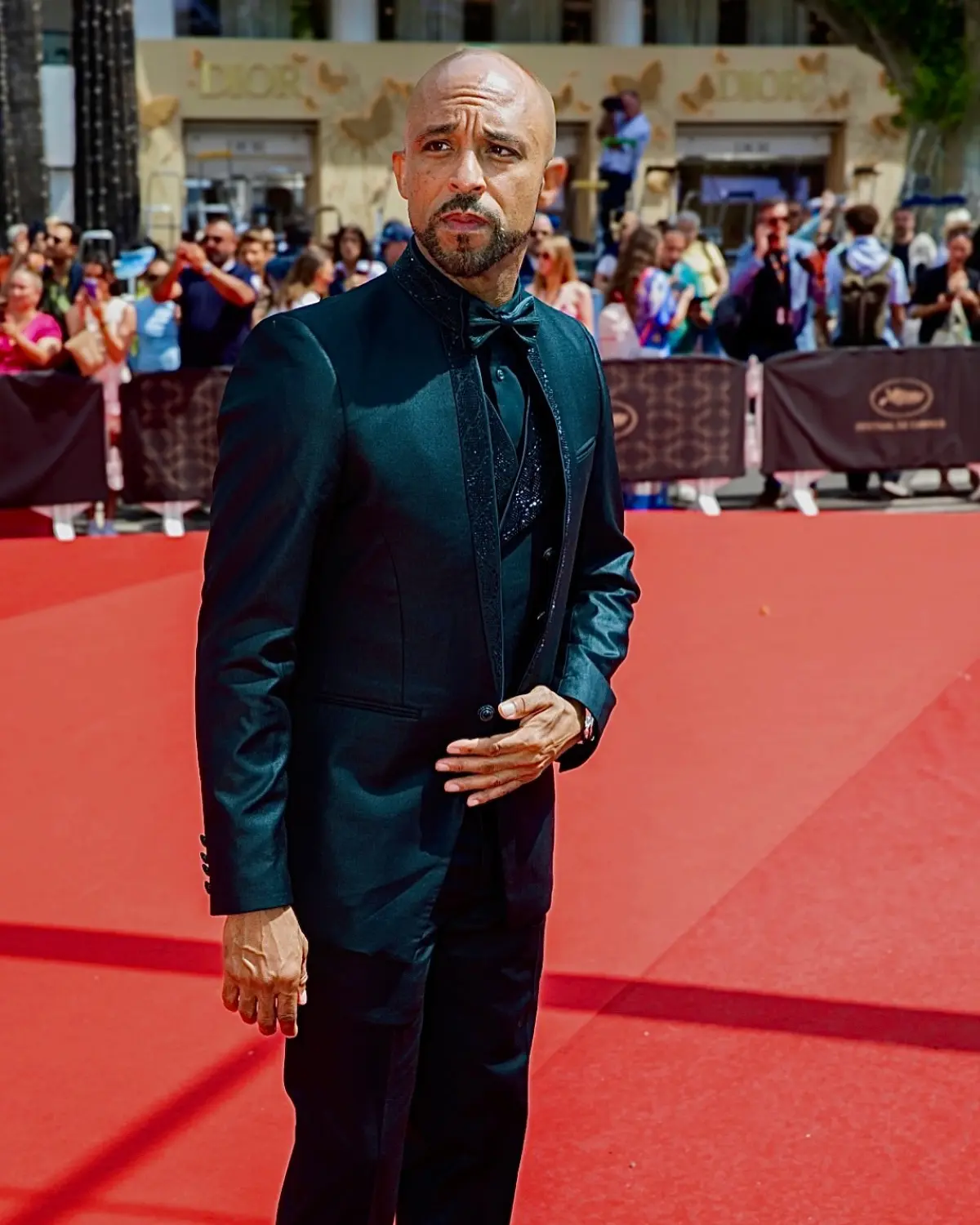 David Bianchi Shines At Cannes Festival Film producer and star David Bianchi stuns in blacktie at Cannes merging art with elegance