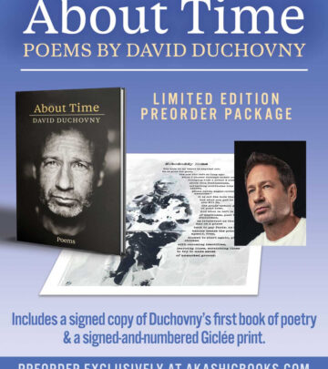 Actor and author David Duchovny invites fans to secure his latest literary masterpiece now.