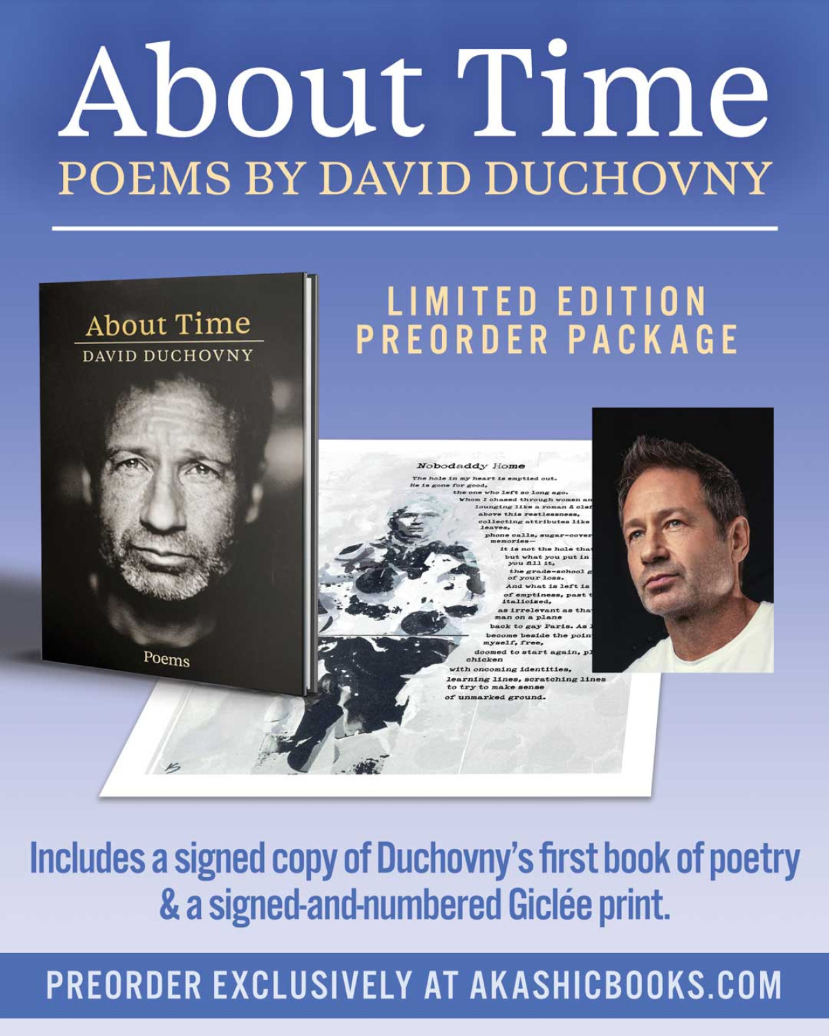 David Duchovny Launches Preorder on Akashic Books Actor and author David Duchovny invites fans to secure his latest literary masterpiece now.