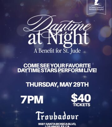 Soap opera icons light up Troubadour stage uniting TV talent with giving for St Jude - Go