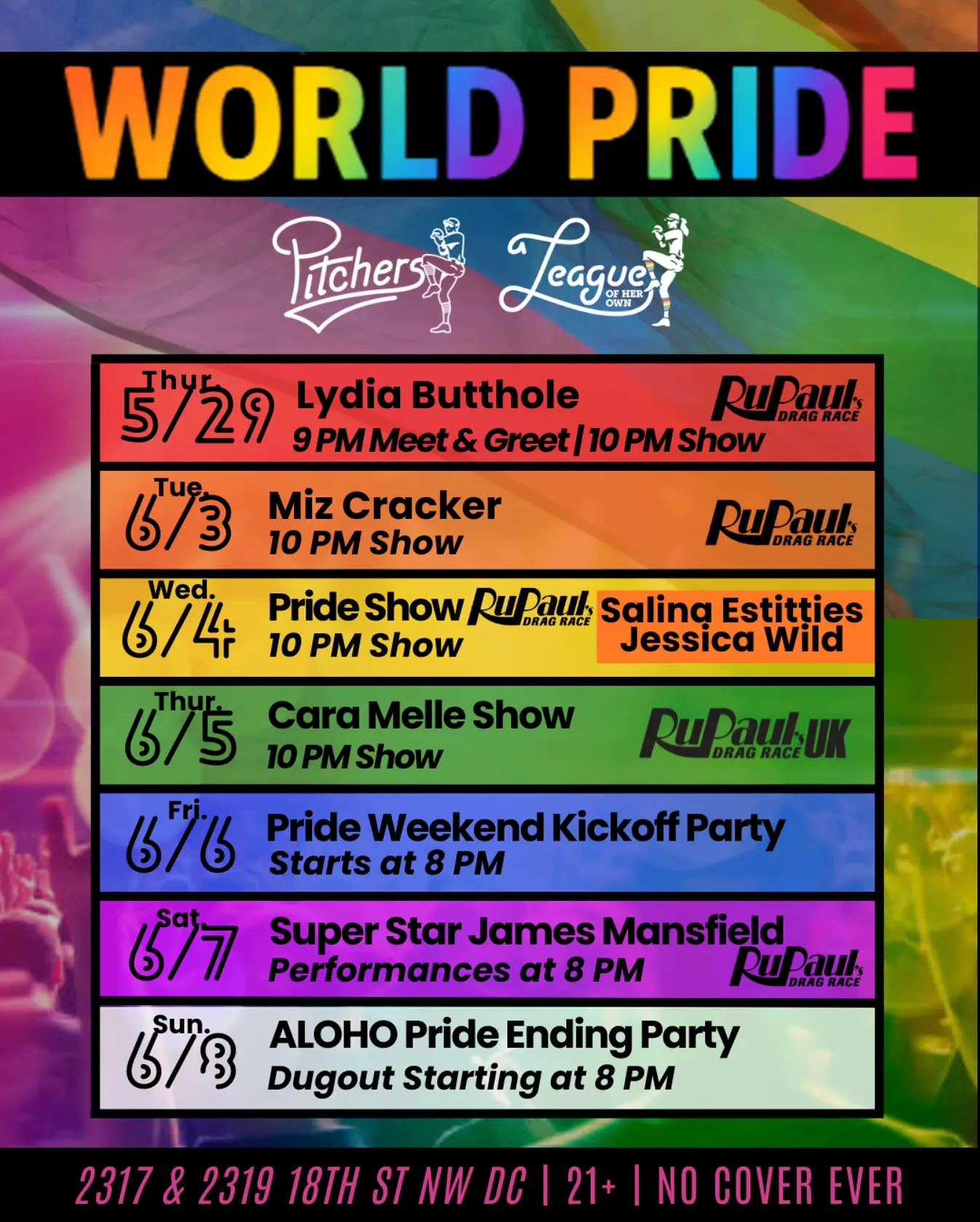 DC Pride Drag Shows Ignite The Stage Get Ready For A Wild Week In DC With Epic Drag, Lively Parties, And Stellar Events Everyday