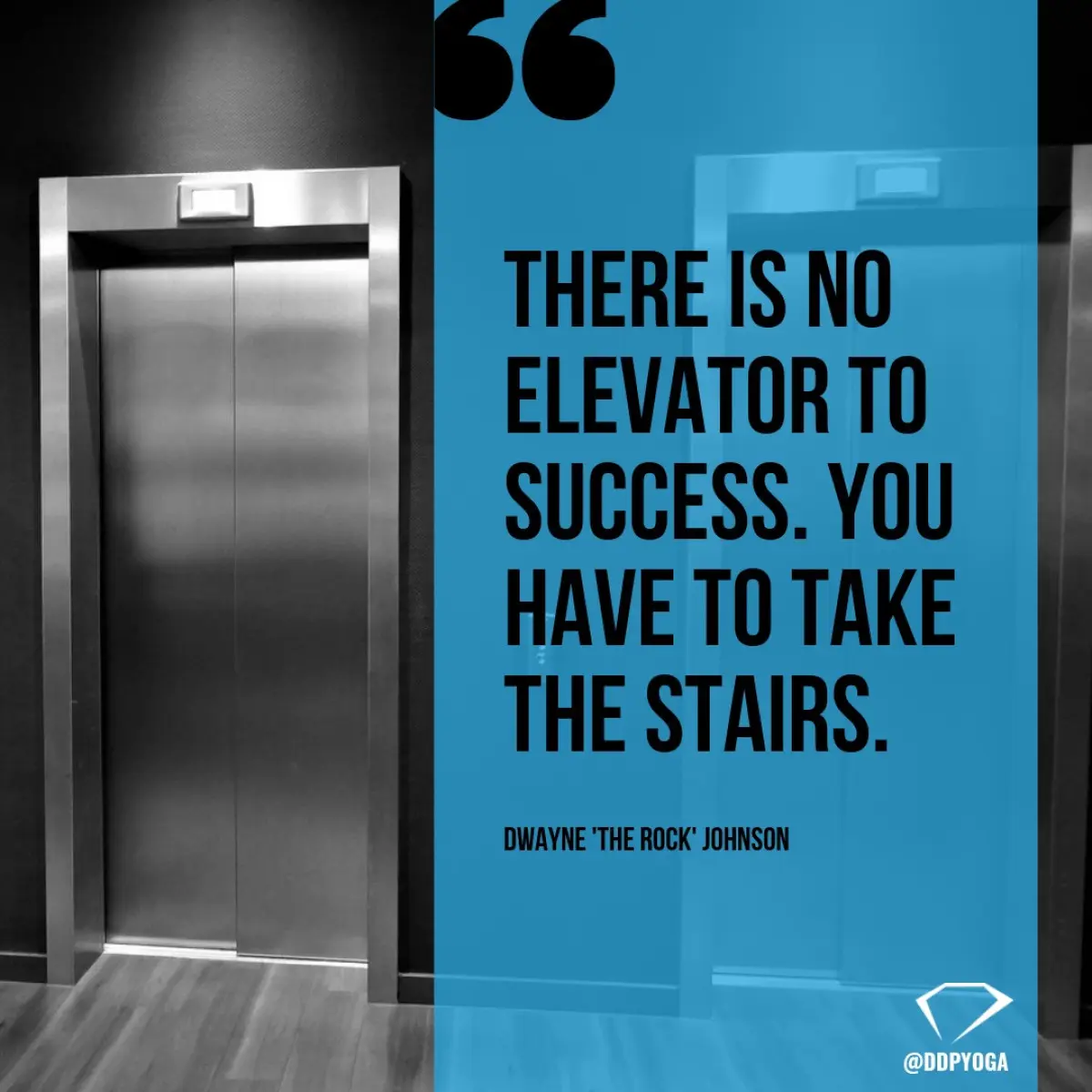 DDP Inspires With The Rock’s Quote Inspiring Wisdom From a Wrestling Icon; Motivated By The Rock And DDP Yoga Vision! For All