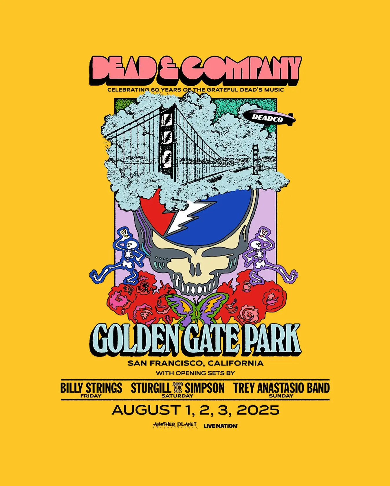 Dead & Company Return to Golden Gate Park Catch three epic shows in SF’s iconic Polo Field with special guests, plus presale details