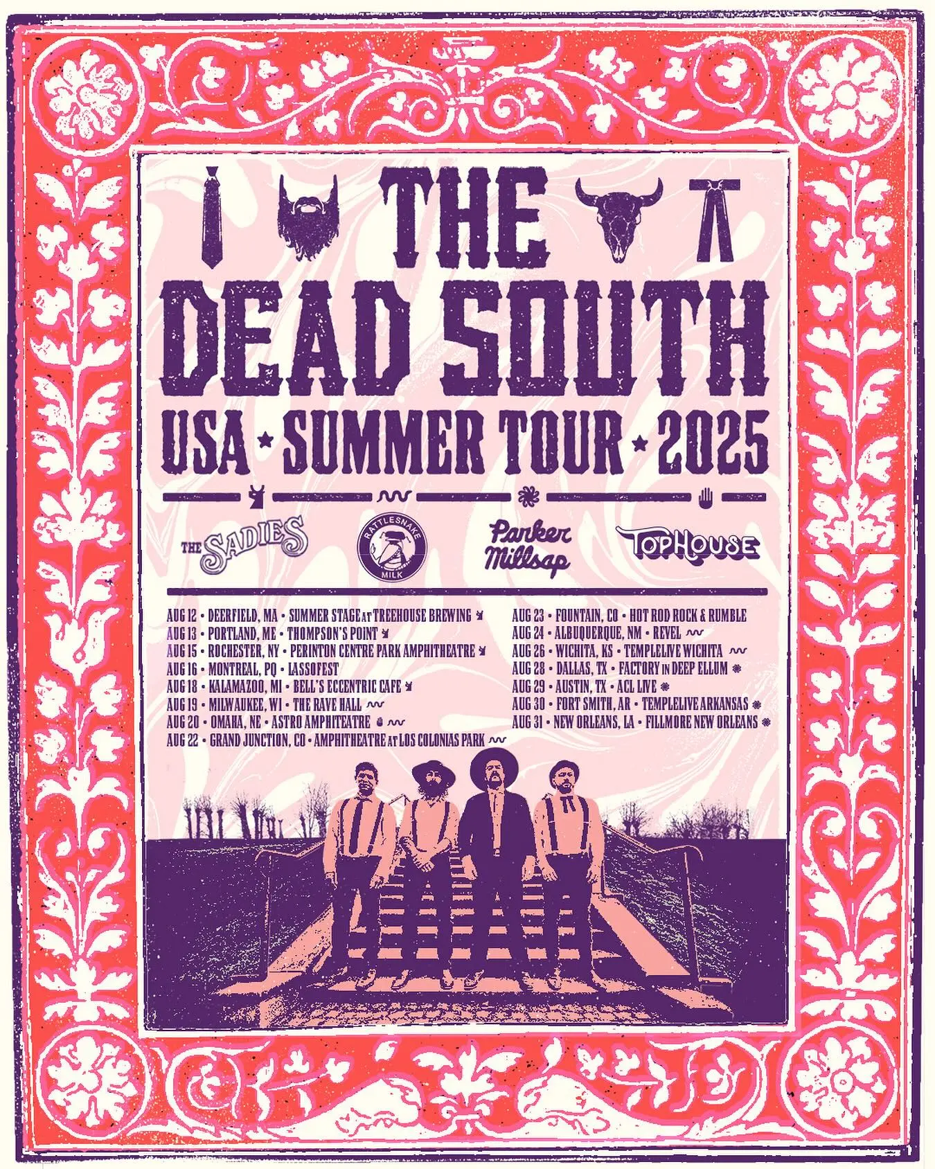 Dead South Set For USA Summer Tour 2025 The Dead South teams up with top acts for a high-energy tour across North America The show