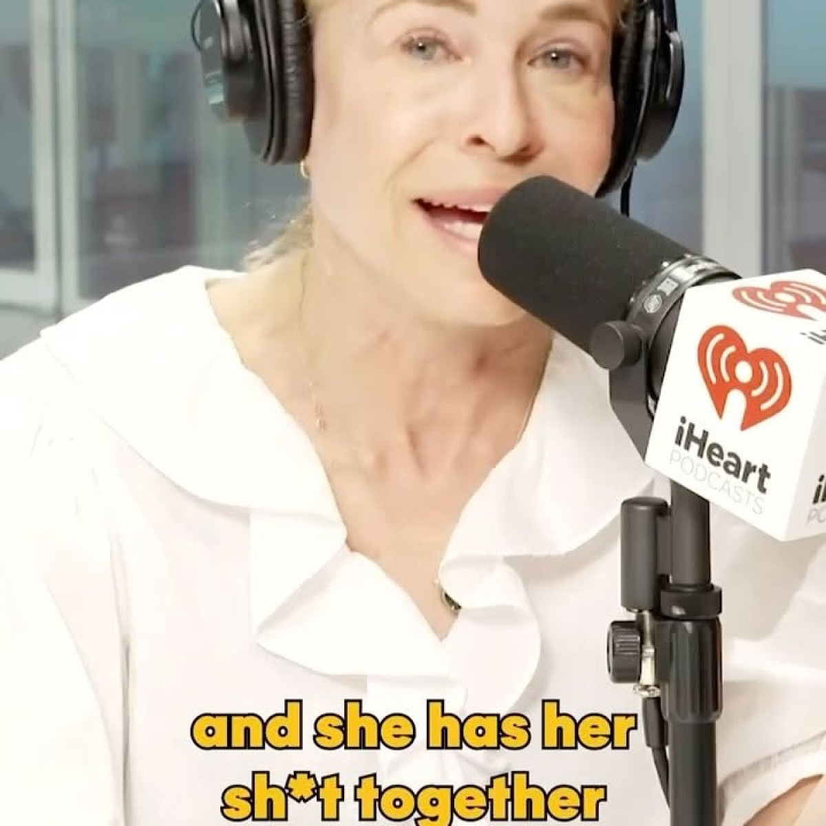 Chelsea Handler unveils a new Dear Chelsea episode as she interviews top TV Connie Britton.
