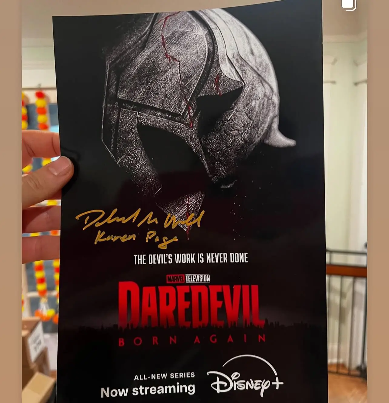 Deborah Ann Woll Auction: Signed Daredevil Photos