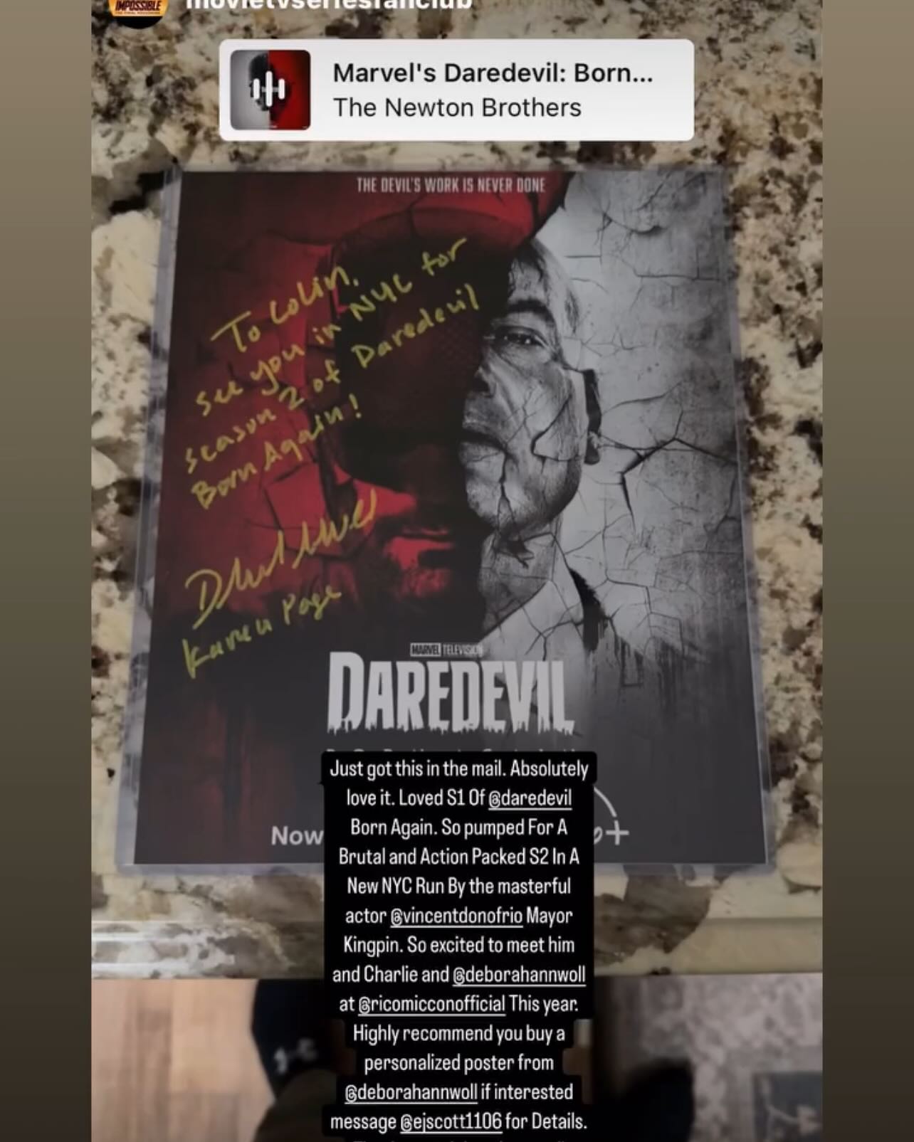 Deborah Ann Woll Signature Photo Sales On Instagram