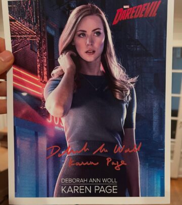 Deborah Ann Woll Signed Daredevil Photos Auction