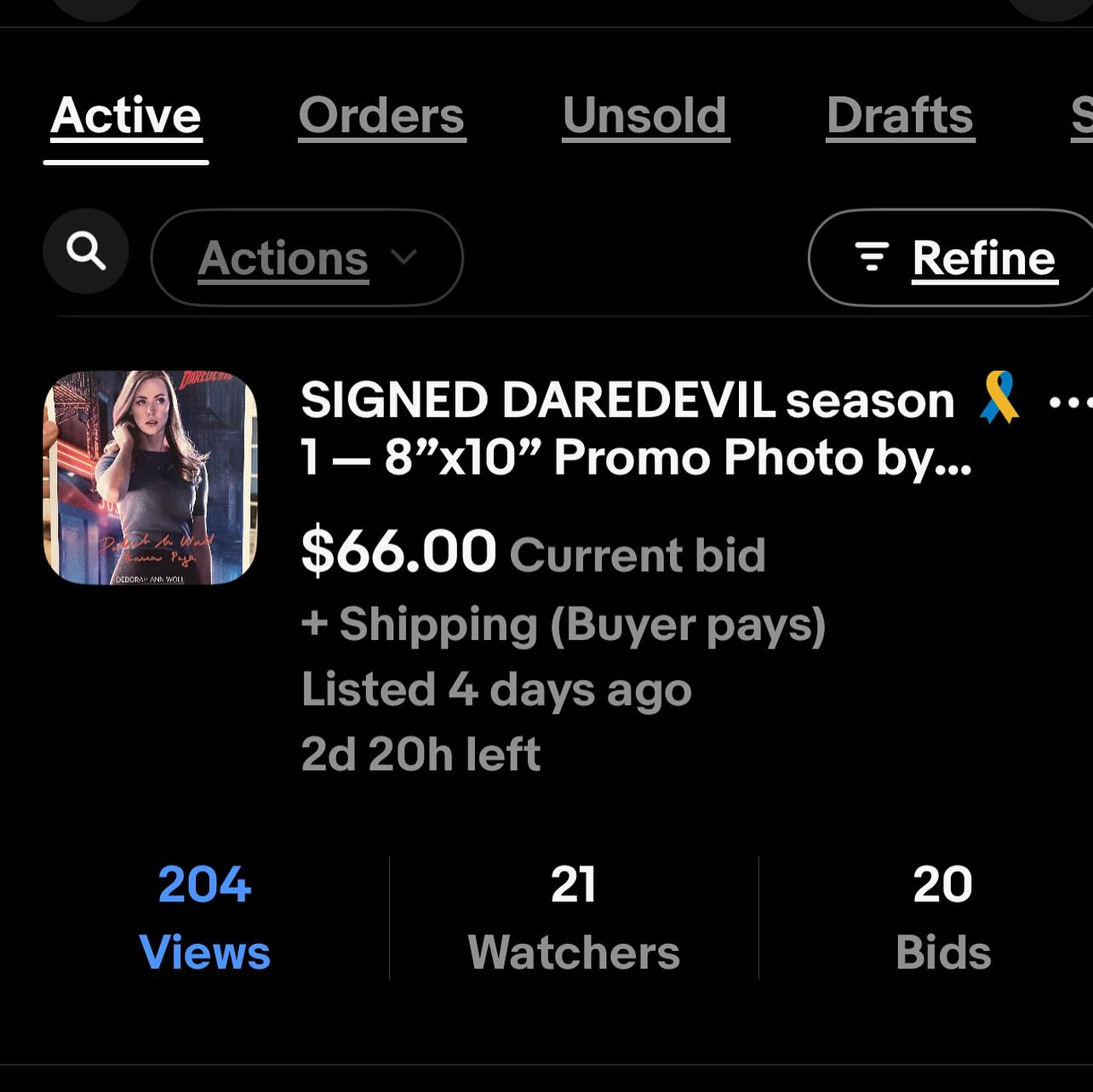 Deborah Ann Woll’s Daredevil Auction Sparks Charity Buzz Signed Daredevil photos on eBay for charity—customization and worldwide shipping included!