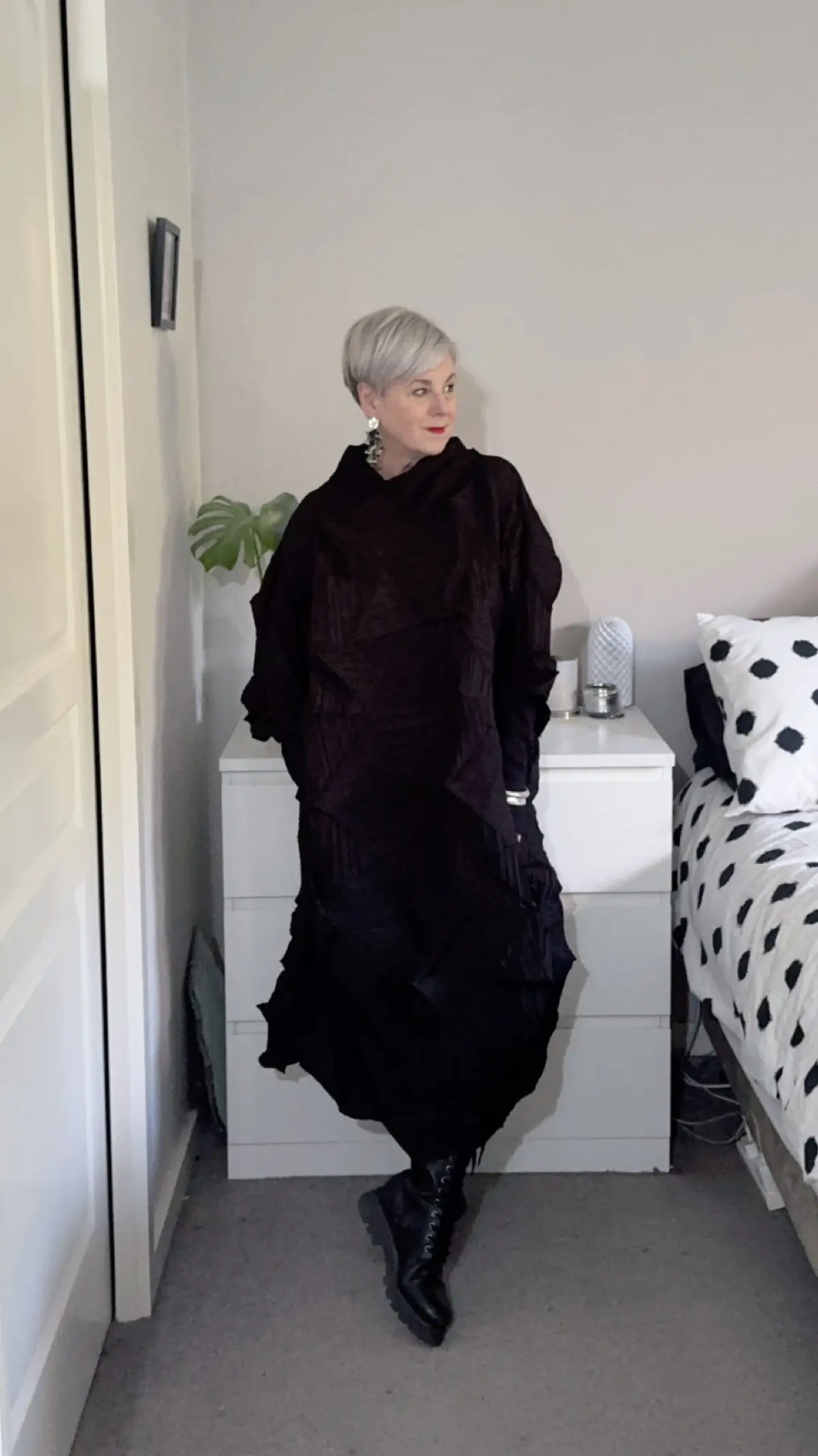 Origami pleating: dress or tunic, blending versatility and flair in every wear—so chic!!