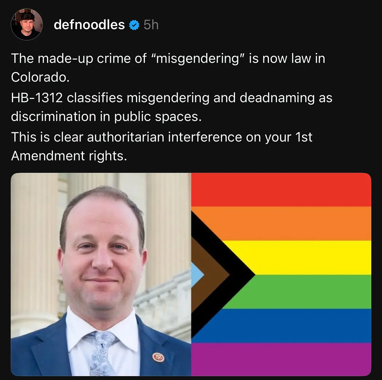 Def Noodles Sparks Debate With Woke Hashtag Def Noodles ignites social debate in Colorado over woke culture and political stances now.