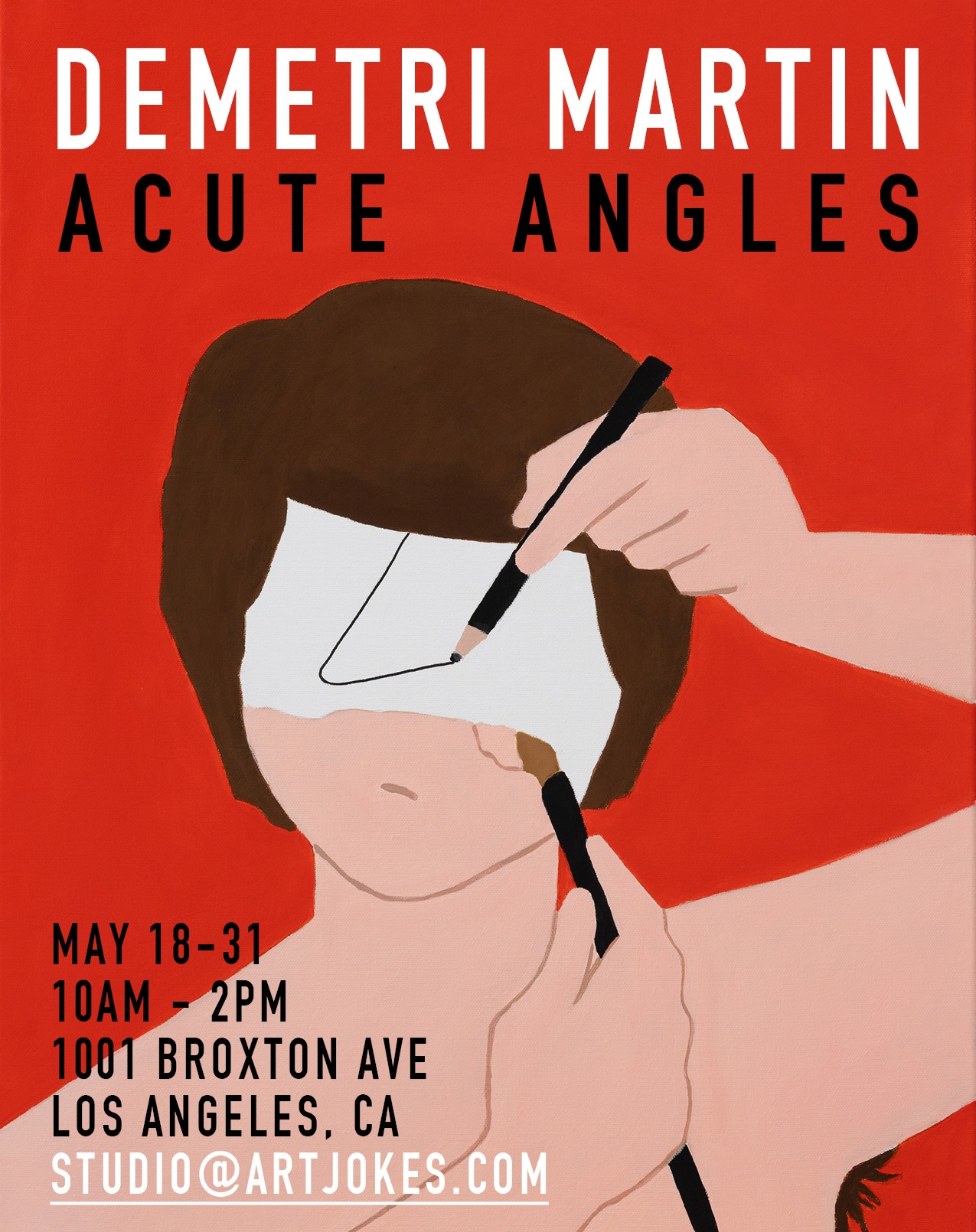 Demetri Martin Debuts Art Show In Los Angeles Celebrate a unique fusion of humor and art as Demetri Martin unveils his inaugural exhibition in LA this May.