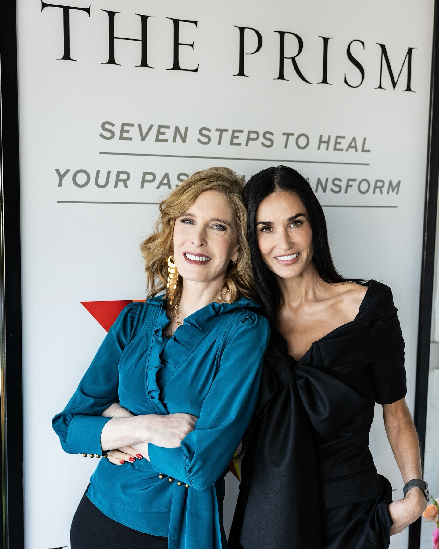 Demi Moore Celebrates The Prism Book Launch Honoring a visionary friend’s debut literary endeavor with style and heartfelt admiration.
