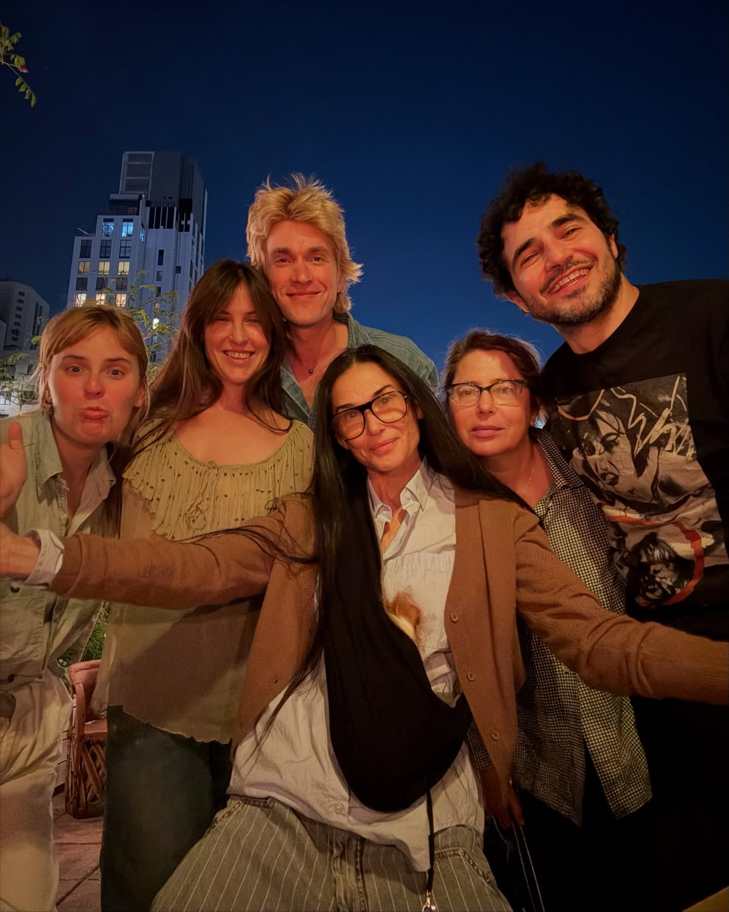 Demi Moore Embraces Cozy New York Nights