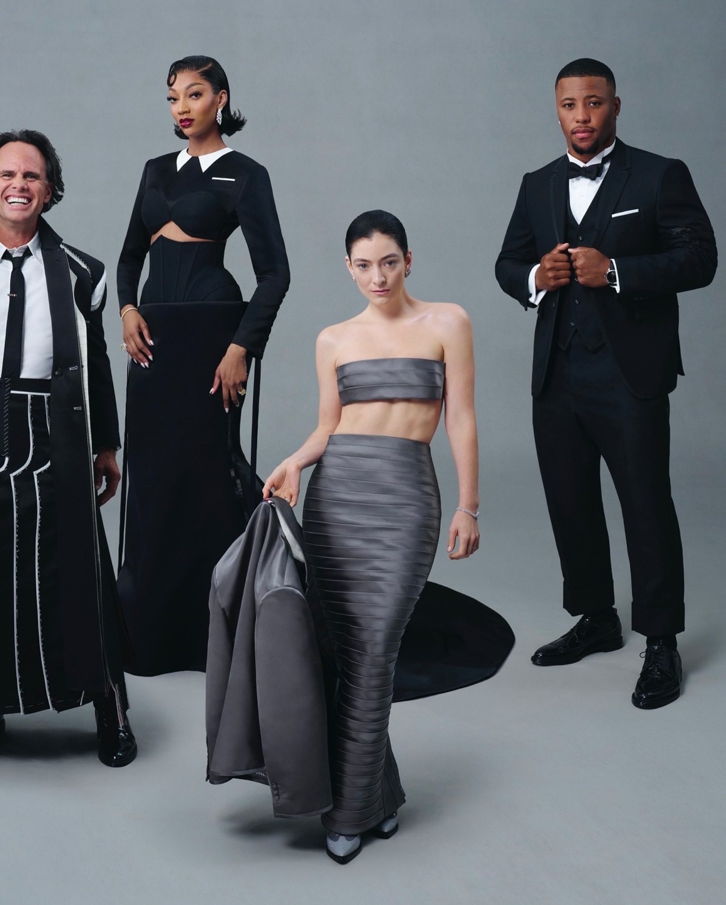 Demi Moore Embraces Superfine Tie Look