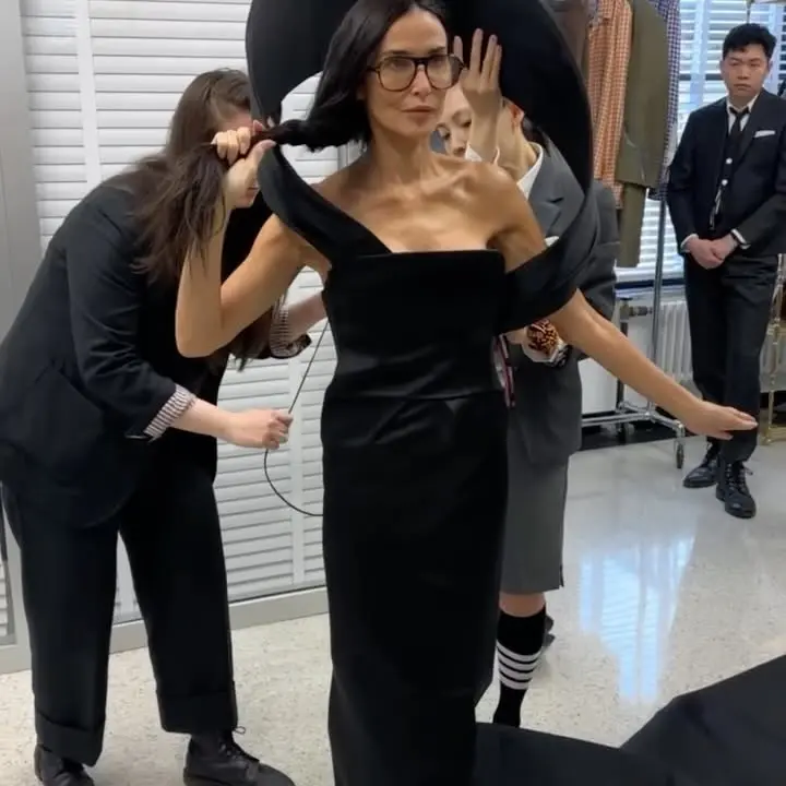 Demi Moore Shines With Met 2025 Custom Fittings