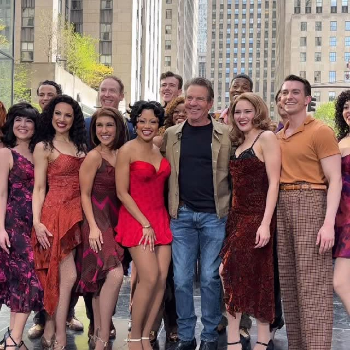 Dennis Quaid Shines on Today Show Morning sparkle on air as Dennis Quaid impresses viewers with wit on Today Show. - so cool
