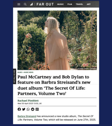 Veteran hitmaker crafts a duet with an icon plus Josh Groban; album arrives June 27, 2025.