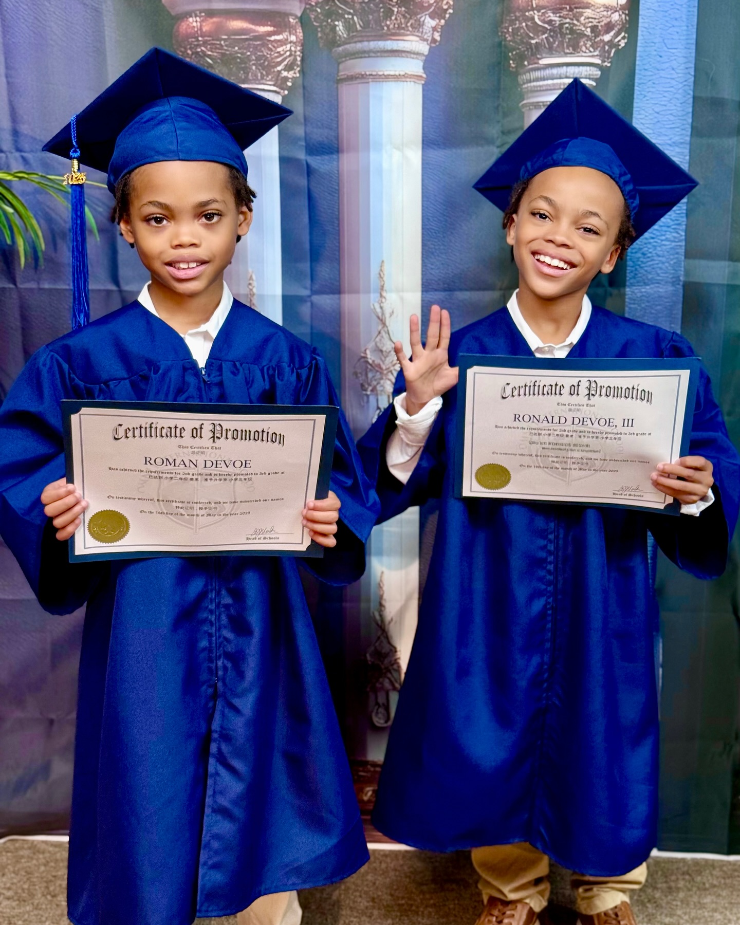 DeVoe Twins Advance To 3rd Grade With Tenacity