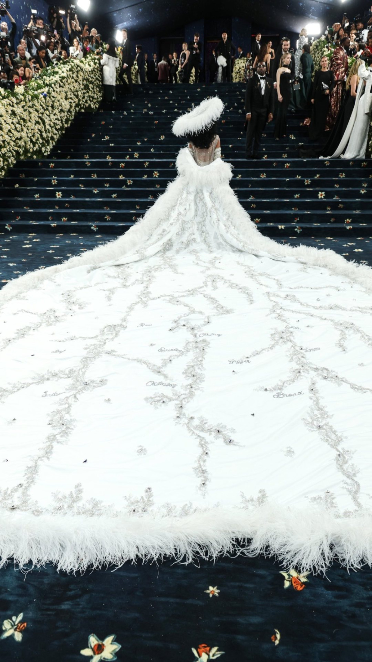 Diana Ross Dazzles in Custom Met Gala Gown Her exquisite 18-foot crystal gown intricately celebrates her family legacy at Met Gala.