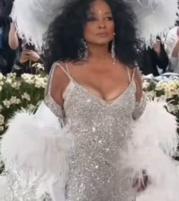 Diana Ross Shines at Met Gala With Custom Gown