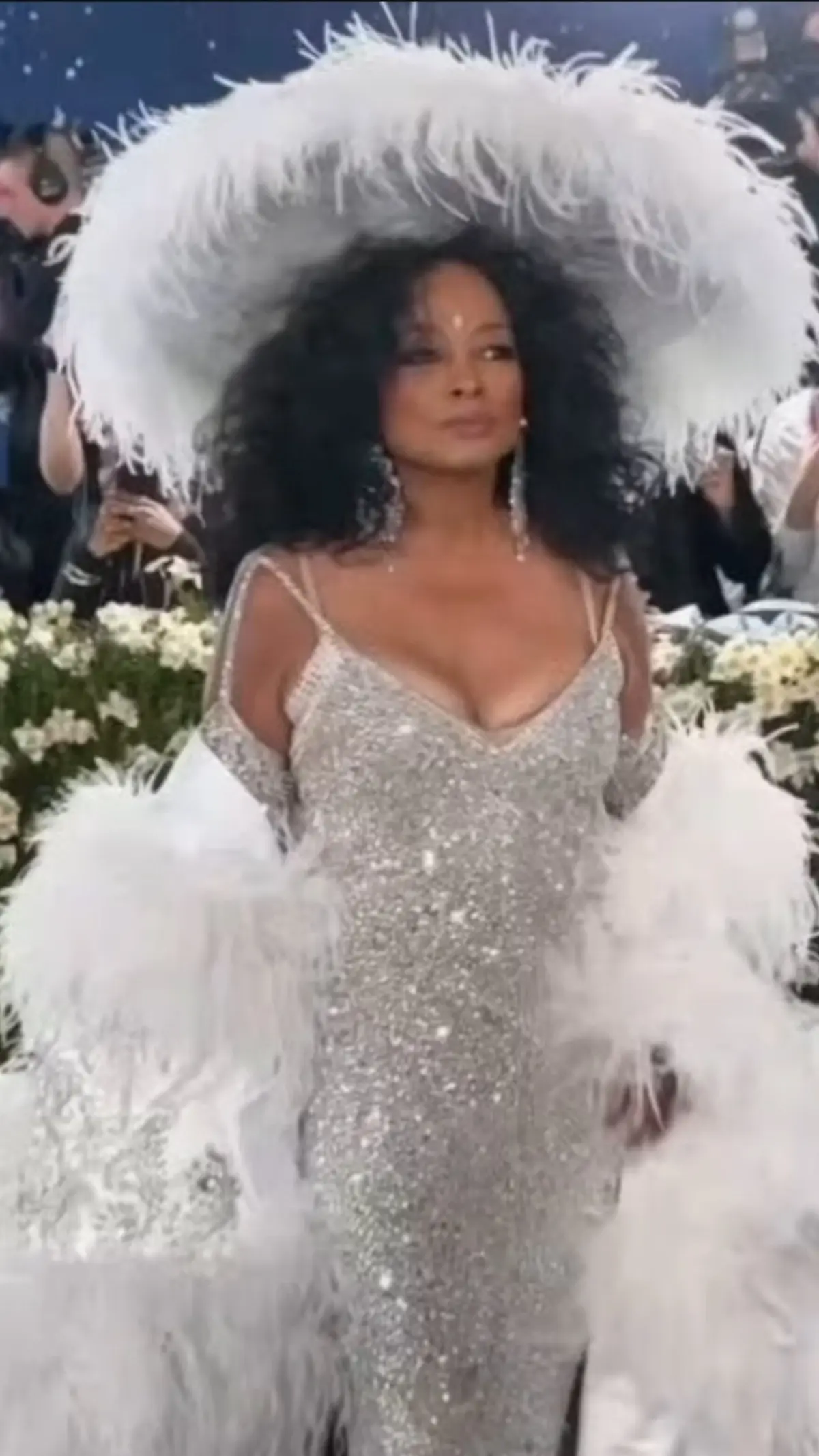 Diana Ross Shines at Met Gala With Custom Gown Dazzling appearance at the gala: Ross debuts gown featuring lovingly embroidered family names.