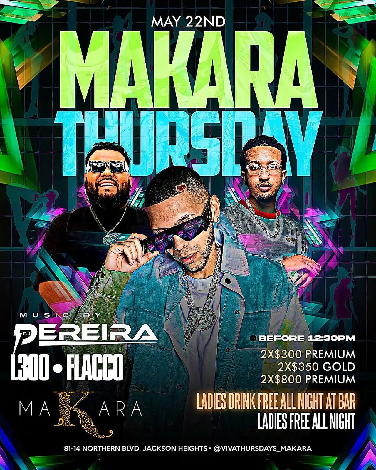 DJ Pereira To Headline Makara Queens Thursday Party Experience El Pereiroso live with Cognac specials, early arrival perks and table RSVPs now
