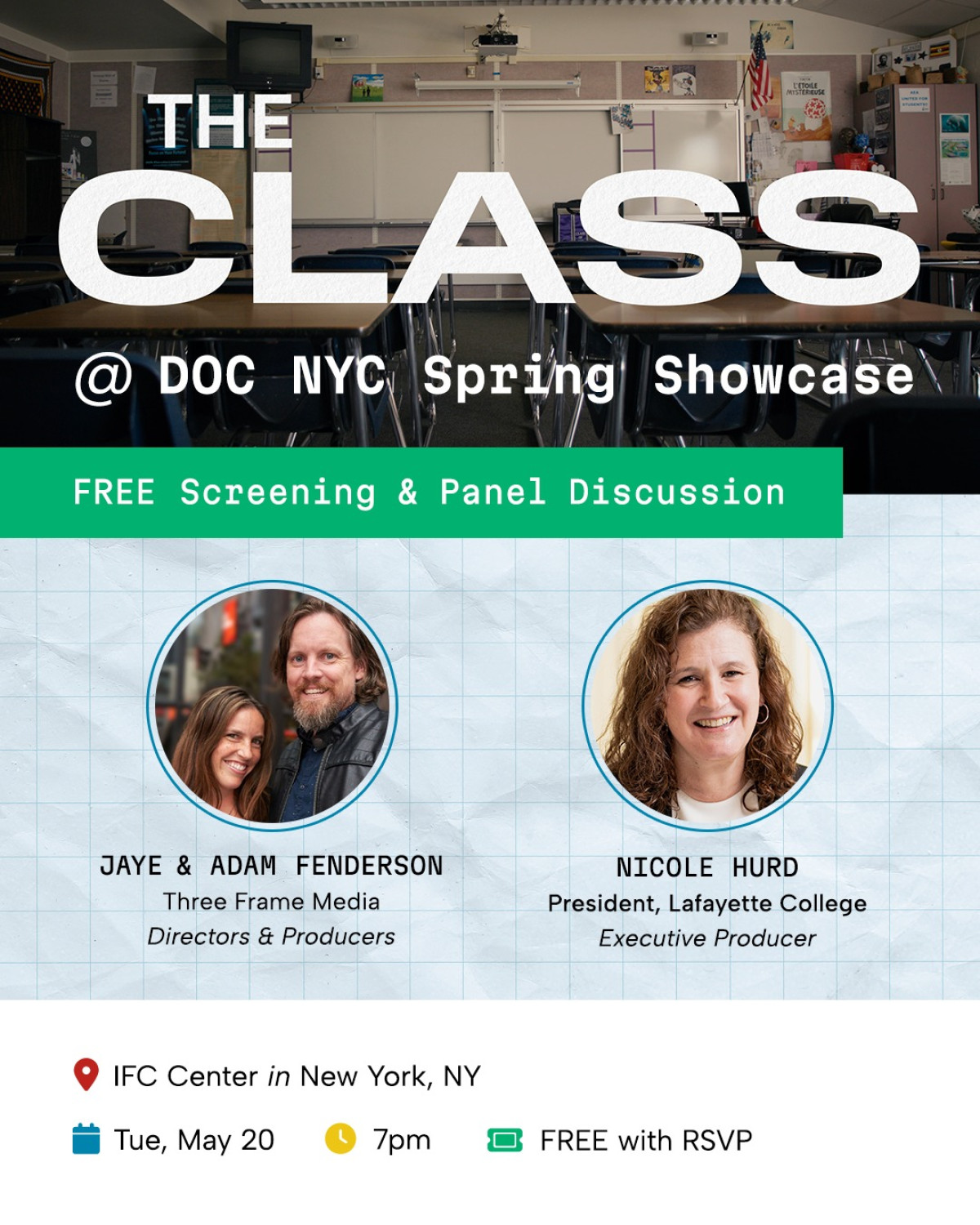 DOCNYCFest Spring Showcase Unveils Free Screening Event NYC screening at IFCCenter: Top doc series & live Q&A online streaming. RSVP today! Reserve!