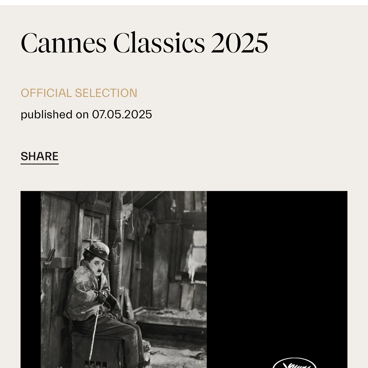 Dogma Returns To Cannes Classic Selection