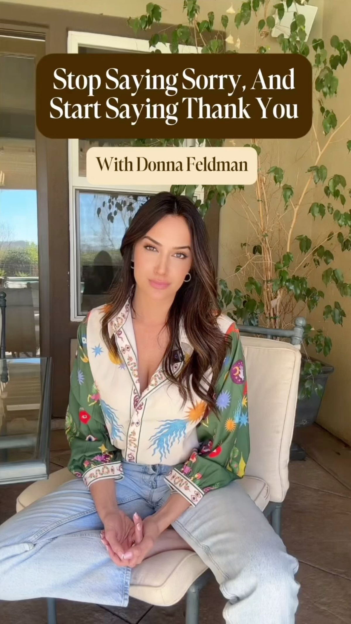 Inspiring women with courage and art, Donna Feldman calls on them to speak, own, and shine.