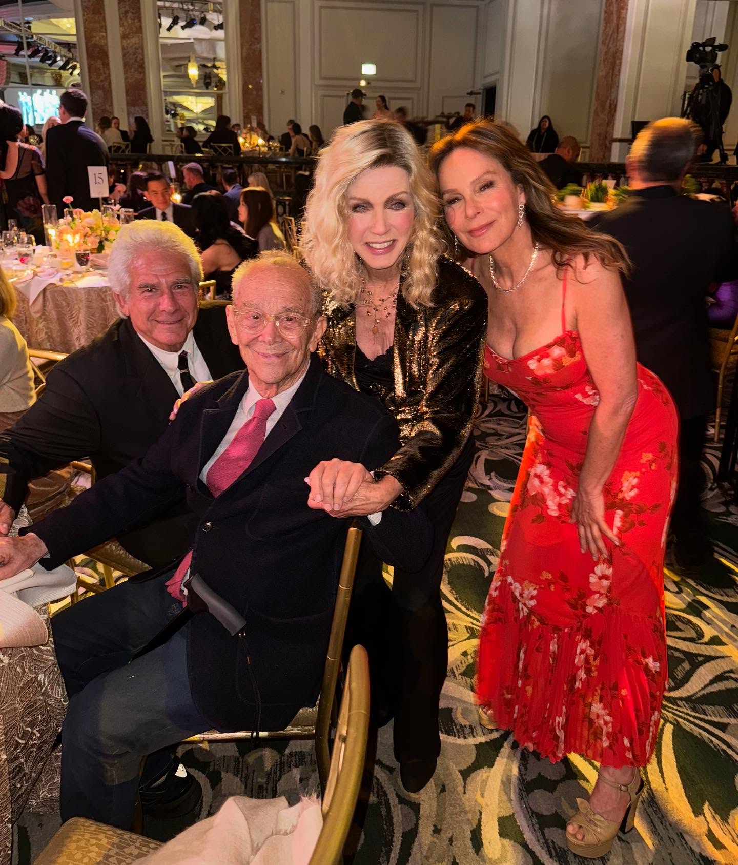Donna Mills Applauds Joel Grey, Jennifer Grey At Ballet Gala At LA Ballet Gala, Donna Mills meets legend Joel Grey, celebrating fine performing arts.!!