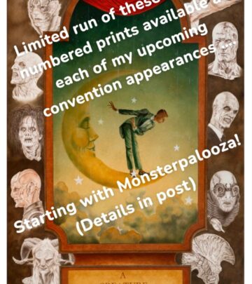 Doug Jones teams with Shannon Stamey for limited edition prints at Monsterpalooza debut!!!