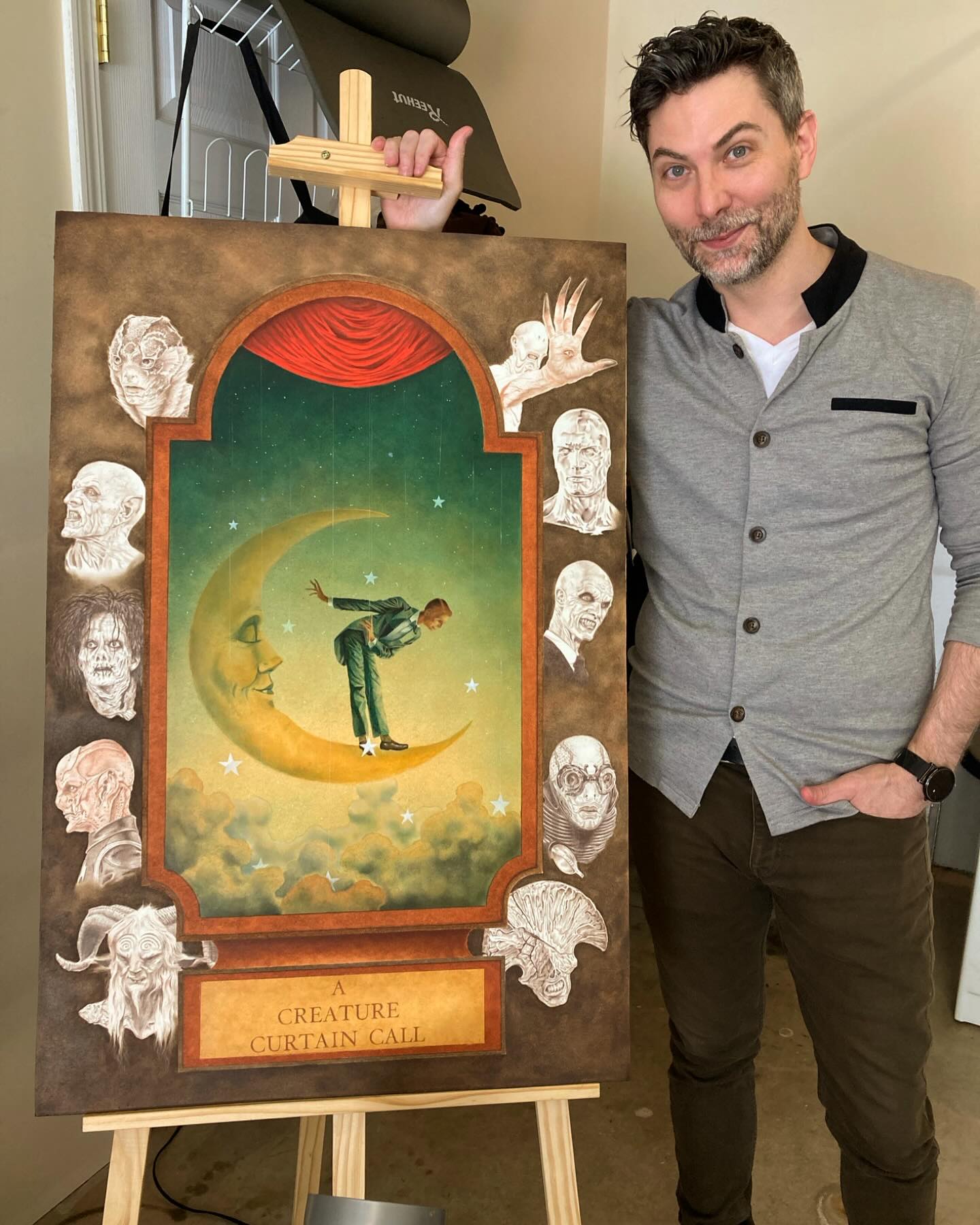 Doug Jones Unveils Creature Curtain Call Artwork