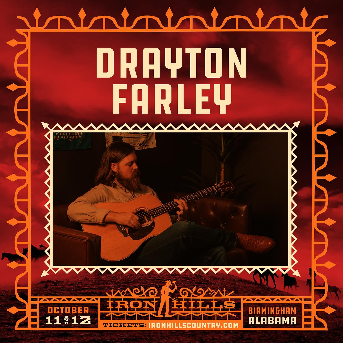 Drayton Farley Joins Star-Studded Lineup At Iron Hills Country Fest Fans can catch the singer among headliners at an October roots festival at Sloss Furnaces.
