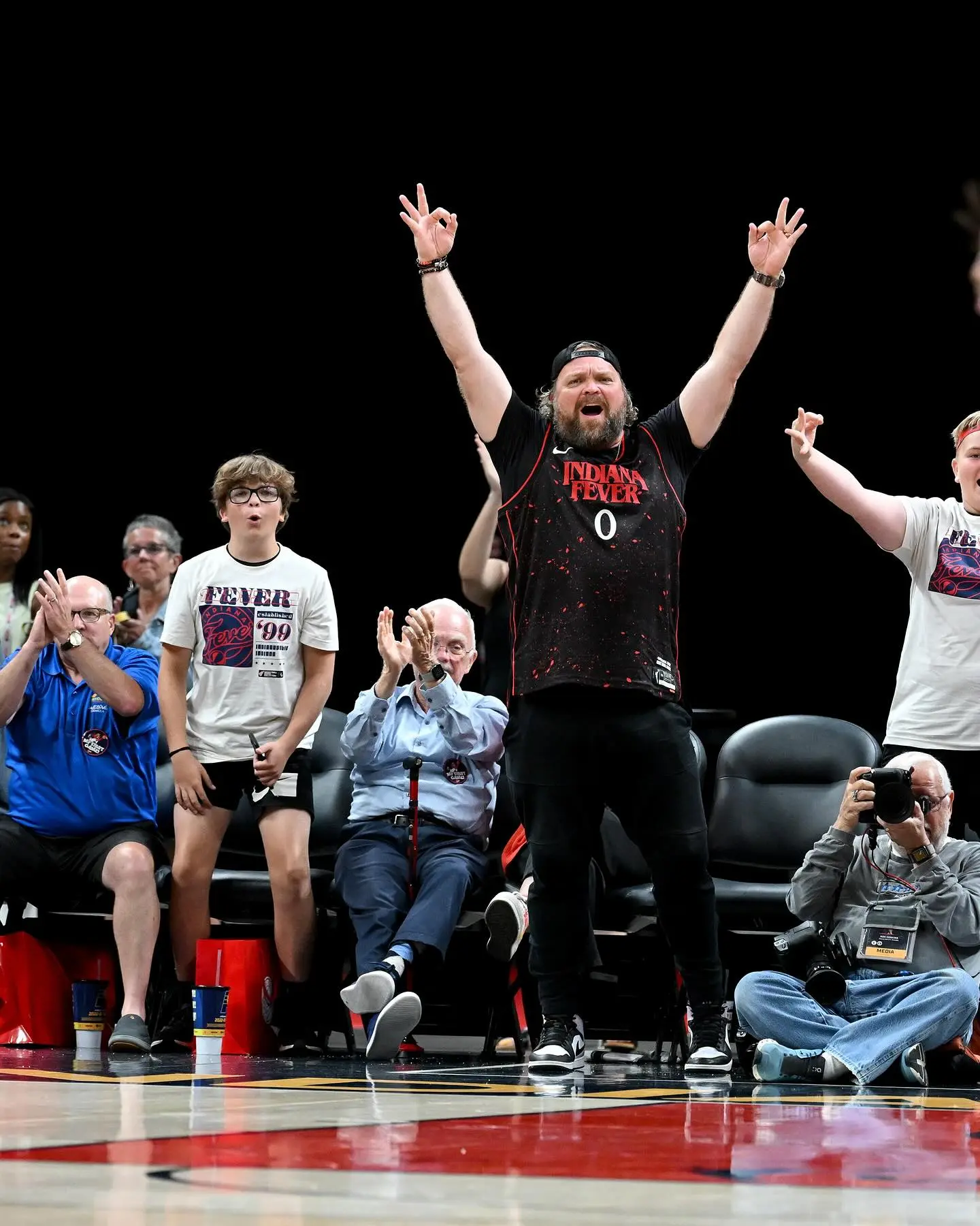 Drew Powell Rallies Indiana Fever Fans for Winning Season Veteran supporter Drew Powell ignites passion among Indiana Fever fans, cheers on season.