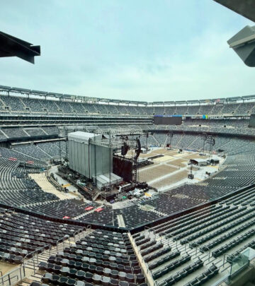 New Jersey drummer Brendan Buckley revisits Giants Stadium dreams and MetLife rhythm night.