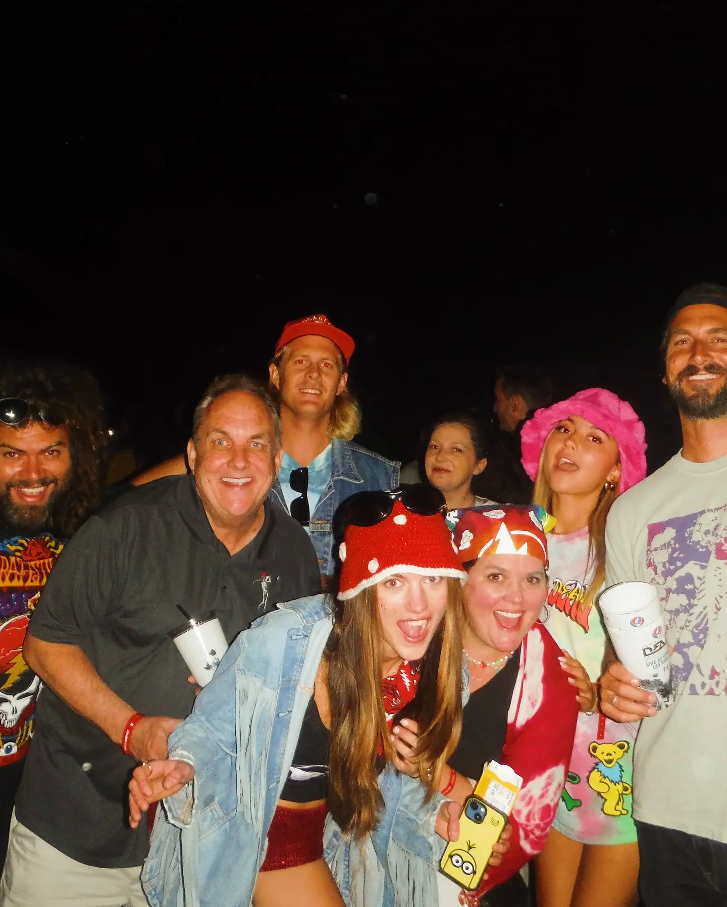 Dustin Ybarra Enjoys Concert at Dead & Co