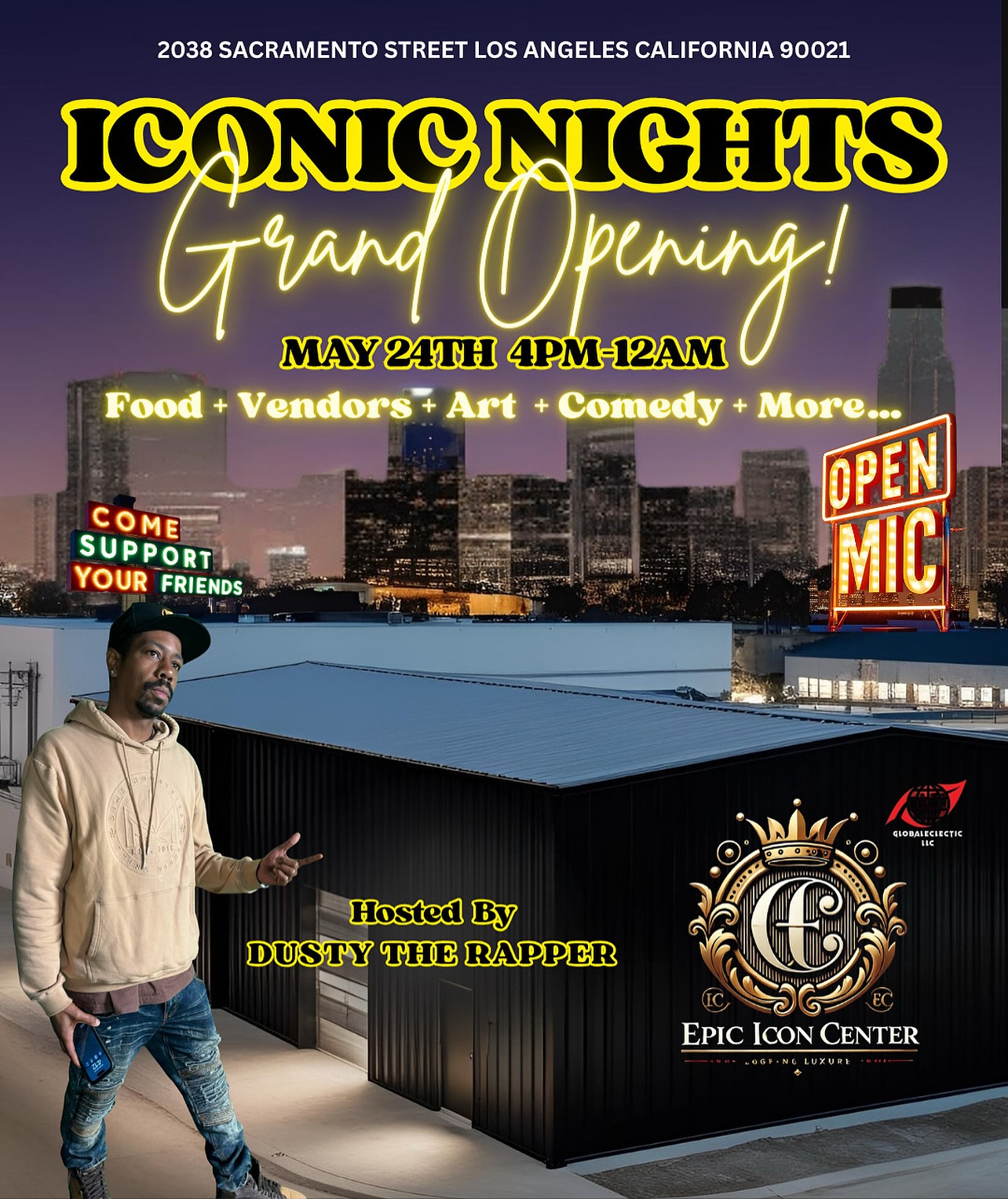 DU$TY Announces Free Influencer and Celebrity Networking Event Join media pros and stars this Saturday at EPIC Icon Center for panels, giveaways and more