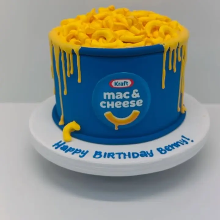 DU$TY Drops In-N-Out and Kraft Mac 'n' Cheese Cake Themes