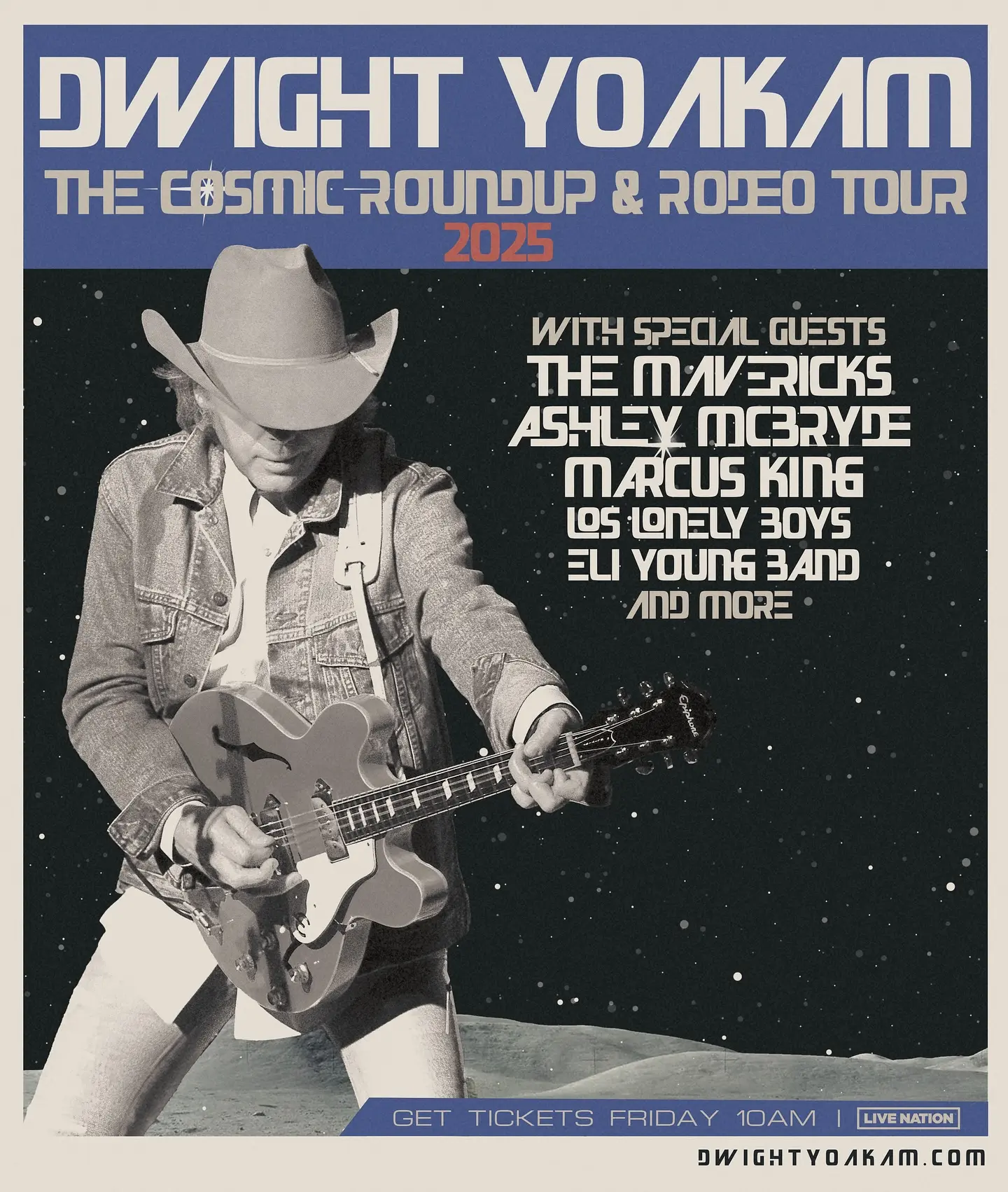 Dwight Yoakam Announces 2025 Tour Dates Catch Dwight Yoakam live on his 2025 tour with presale on 5/20 – Don’t miss out, book now!